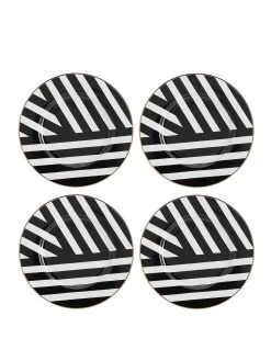 Mikasa Luxe Deco Set Of 4 Side Plates