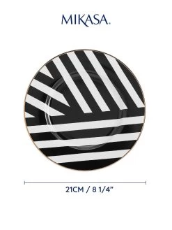 Mikasa Luxe Deco Set Of 4 Side Plates 12 Mikasa Luxe Deco Set Of 4 Side Plates -Home Comprehensive VQ7G4 SQ5 0000000088 NO COLOR SLd3