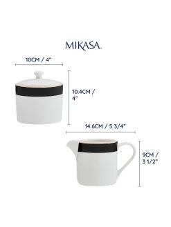Mikasa Luxe Deco Sugar Pot And Creamer Set 14 Mikasa Luxe Deco Sugar Pot And Creamer Set -Home Comprehensive VQ7G5 SQ6 0000000088 NO COLOR SLd4
