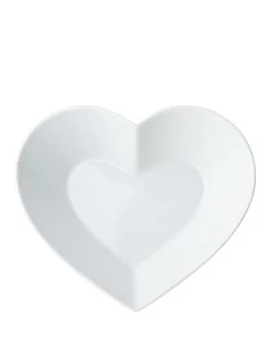 Mikasa Chalk Large Heart-Shaped Serving Bowl