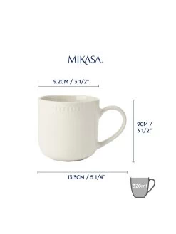 Mikasa Cranborne Set Of 4 Mugs -Home Comprehensive VQ7GG SQ5 0000000088 NO COLOR SLd3