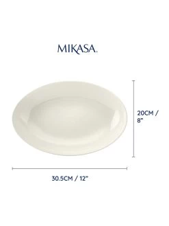 Mikasa Cranborne Serving Bowl -Home Comprehensive VQ7GJ SQ6 0000000088 NO COLOR SLd4