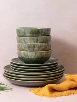 Mikasa Jardin 12-Piece Dinner Set -Home Comprehensive VQ7GO SQ7 0000000088 NO COLOR SLd5