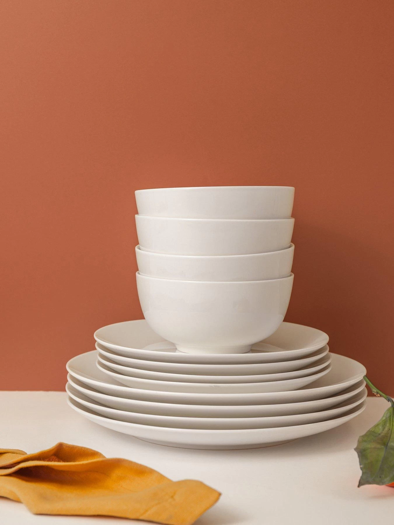 Mikasa Chalk 12-Piece Dinner Set 4 Mikasa Chalk 12-Piece Dinner Set - Image 2