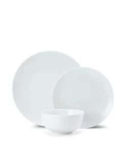 Mikasa Chalk 12-Piece Dinner Set 13 Mikasa Chalk 12-Piece Dinner Set -Home Comprehensive VQ7GT SQ6 0000000088 NO COLOR SLd4