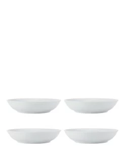 Mikasa Chalk Set Of 4 Pasta Bowls