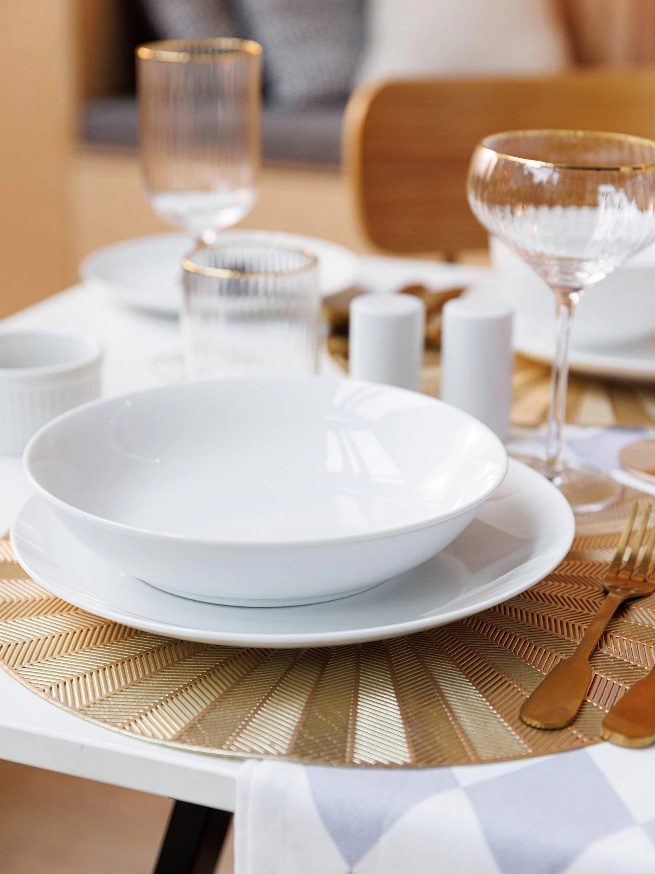 Mikasa Chalk Set Of 4 Pasta Bowls 7 Mikasa Chalk Set Of 4 Pasta Bowls - Image 5