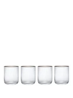 Mikasa Mk Sorrento Stemless Glass 4pc