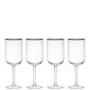 Mikasa Mk Sorrento White Wine 4pc -Home Comprehensive VQ8E0 SQ1 0000000088 NO COLOR SLf