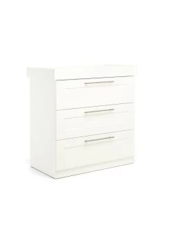 Mamas & Papas Hampden 2 Piece Furniture Set- White -Home Comprehensive VRCVD SQ6 0000000013 WHITE SLd2