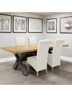 K-Interiors Hunter Dining Table & 4 Dining Chairs