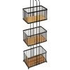 Croydex Three Tier Storage Caddy -Home Comprehensive VRR2R SQ1 0000000004 BLACK SLf