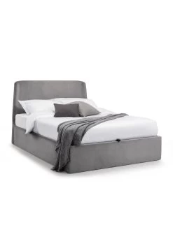 Julian Bowen Frida King Storage Ottoman Bed -Home Comprehensive VRRLS SQ3 0000000005 GREY SLd