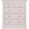 Julian Bowen Clermont 3+2 Drawer Chest -Home Comprehensive VRRMB SQ2 0000000215 LIGHT GREY SLf