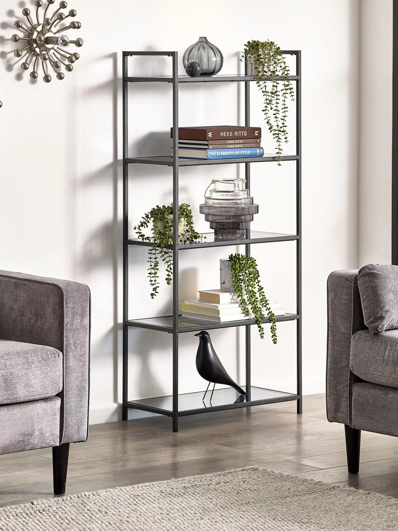 Julian Bowen Chicago Tall Bookcase 3 Julian Bowen Chicago Tall Bookcase