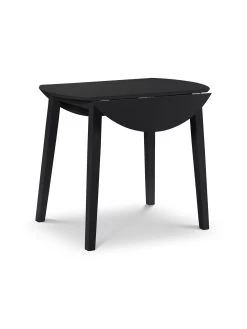 Julian Bowen Coast Black Dropleaf Table -Home Comprehensive VRROJ SQ4 0000000004 BLACK SLd