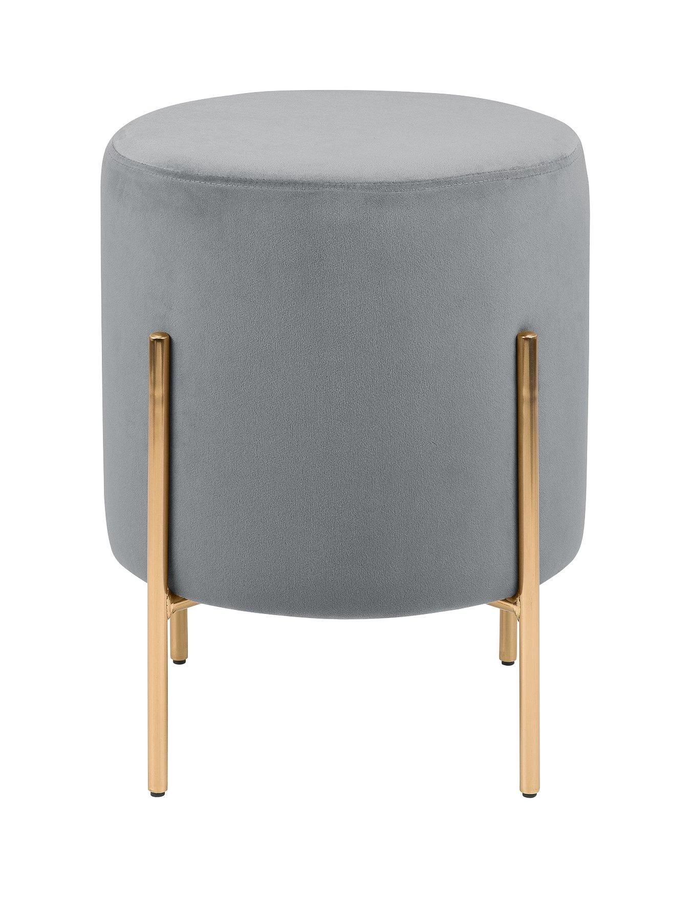 Julian Bowen Harrogate Stool - Grey 4 Julian Bowen Harrogate Stool - Grey - Image 2