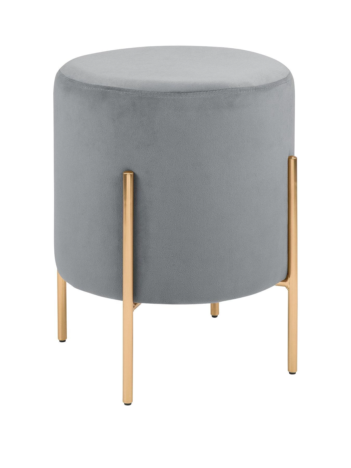 Julian Bowen Harrogate Stool - Grey 5 Julian Bowen Harrogate Stool - Grey - Image 3