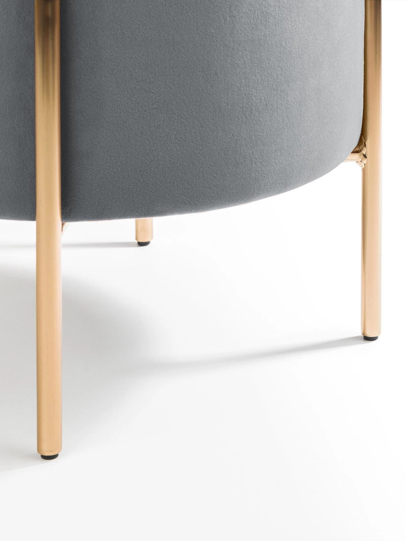 Julian Bowen Harrogate Stool - Grey 6 Julian Bowen Harrogate Stool - Grey - Image 4