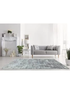 Asiatic Orion Abstract Pink Metallic Rug