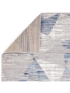 Asiatic Orion Blocks Blue Metallic Rug 12 Asiatic Orion Blocks Blue Metallic Rug -Home Comprehensive VRY7S SQ5 0000000020 BLUE SLd2