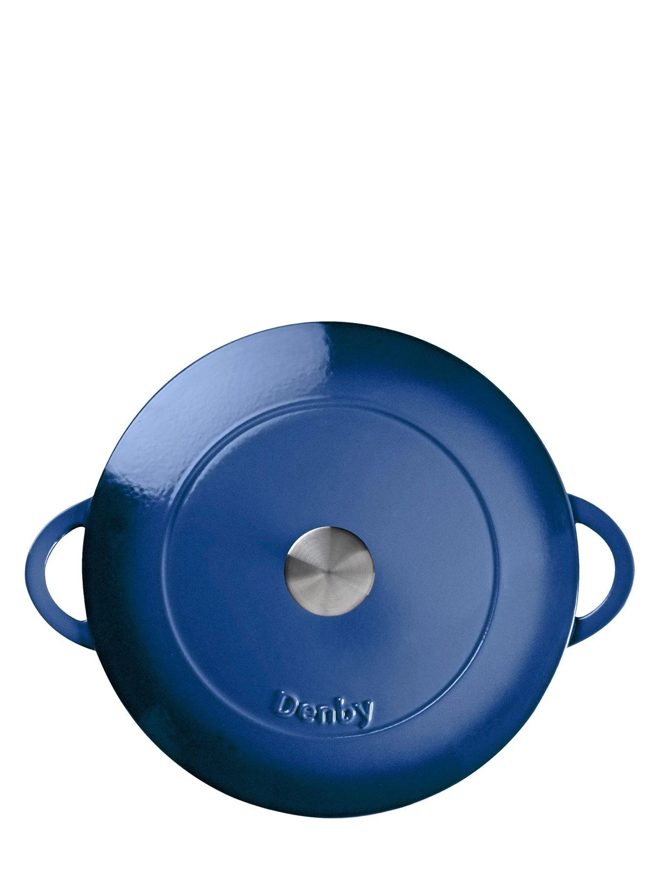 Denby Cobalt 30cm Shallow Cast Iron Casserole 4 Denby Cobalt 30cm Shallow Cast Iron Casserole - Image 2
