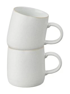 Denby Impression Set Of 2 Small Mugs - Cream -Home Comprehensive VS577 SQ4 0000000088 NO COLOR SLd2
